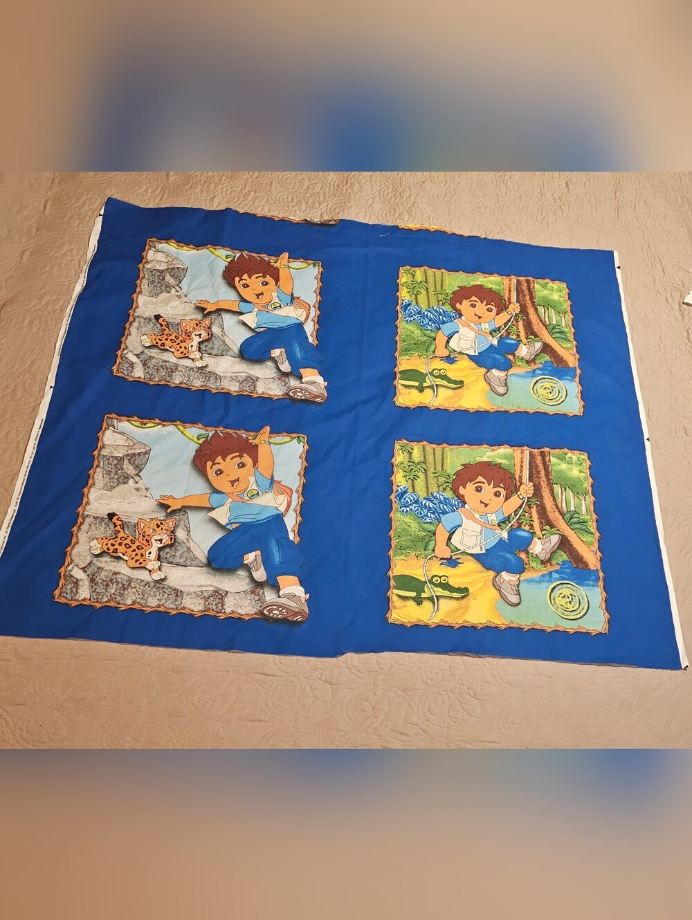 Go DIEGO Go Fabric Sewing Panel
